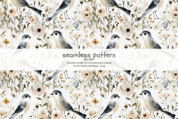 Embracing Rustic Charm: A Guide to the Watercolor Bird Seamless Pattern