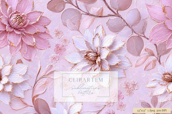 Evaluating the Rose Gold Dahlia Floral Pattern for Design Projects