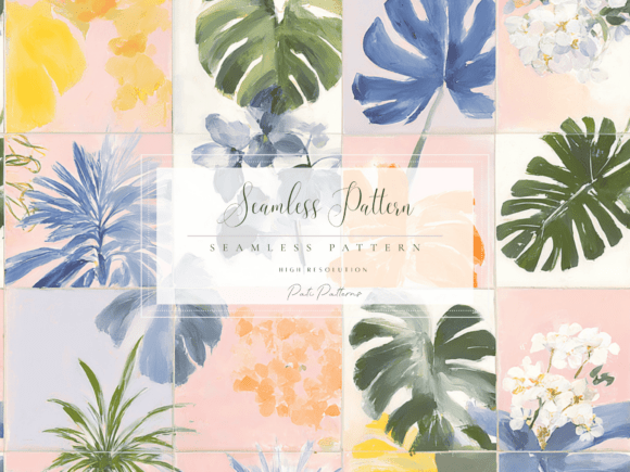 Evaluating the Tropical Floral Seamless Pattern PNG with Background for Summer Design Projects