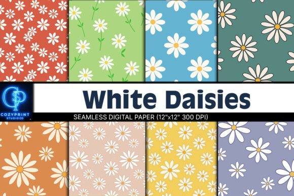 Evaluating White Daisies Digital Paper for Creative Projects