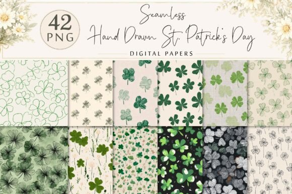 Hand Drawn St. Patrick's Day Pattern Guide