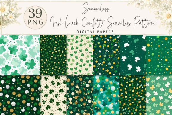 Integrating the Irish Luck Confetti Seamless Pattern into Professional Creative Workflows