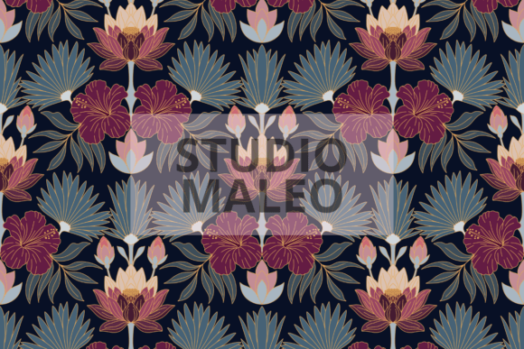 Mastering the Art Nouveau Hibiscus Floral Pattern for Modern Design