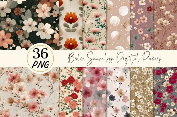 Unlocking Creativity: A Comprehensive Guide to Boho Seamless Digital Papers