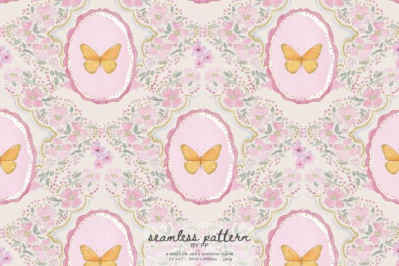 Vintage Butterfly Seamless Pattern for Elegant Design